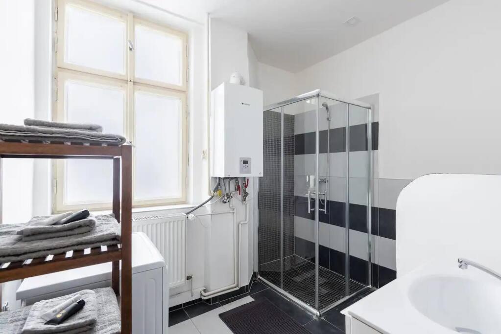 Spacious Apartment With Balcony At Wenceslas Sq Прага Екстериор снимка